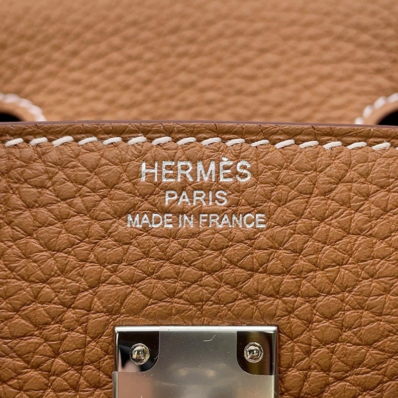 エルメス バーキン25 ゴールド/シルバー金具 トゴ G刻印 HERMES Birkin ハンドバッグ