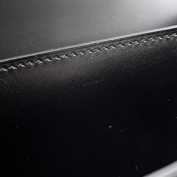 エルメス ミニ コンスタンス3 ミロワール  クルーテ ブラック/シルバー金具 ボックスカーフ W刻印 黒