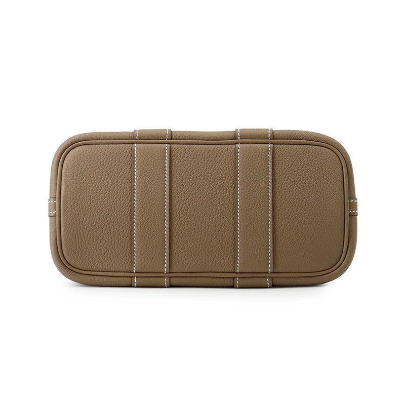 エルメス トートバッグ ネオ・ガーデン 23 ガーデンパーティ エトゥープ/シルバー金具 トゴ K刻印