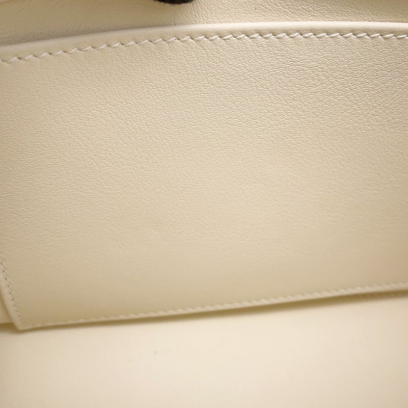 エルメス ショルダーバッグ ケリーダンス2  ナタ/シルバー金具 スイフト B刻印 クラッチバッグ