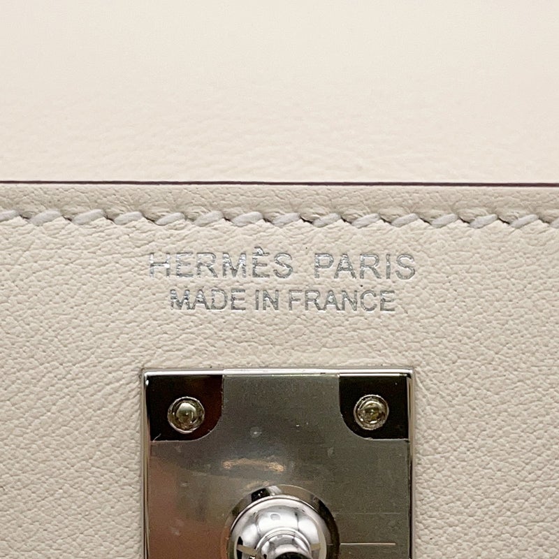 エルメス ショルダーバッグ ケリーダンス2  ナタ/シルバー金具 スイフト B刻印 クラッチバッグ