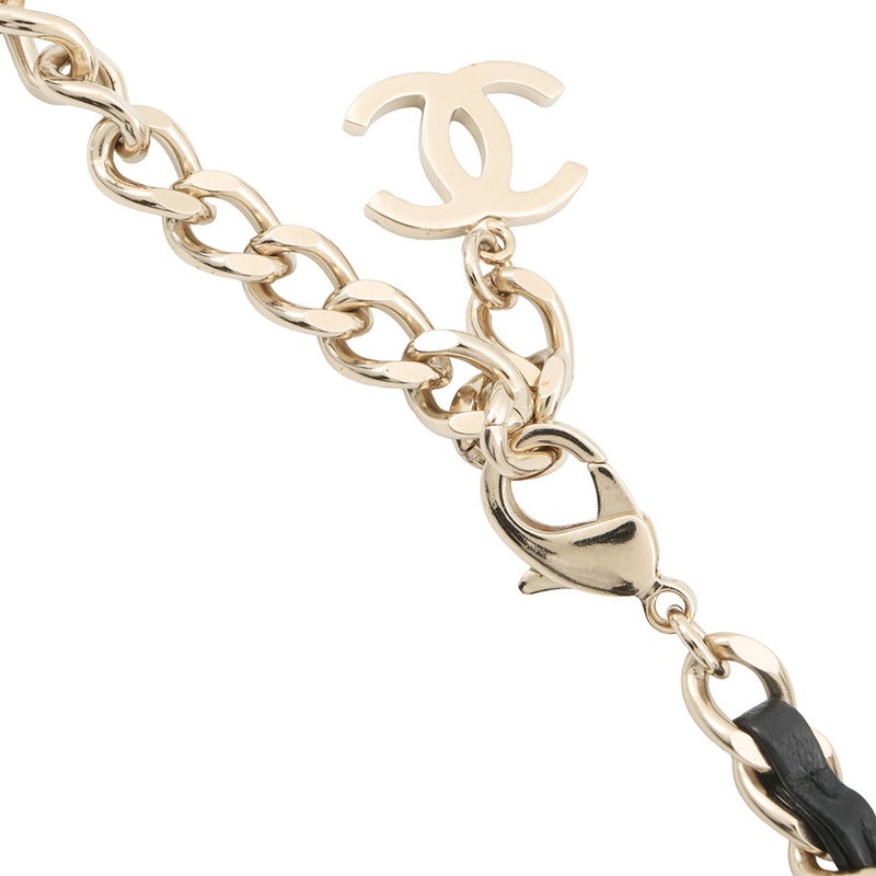 シャネル ネックレス マトラッセ バッグ型 B21 S AB6136 CHANEL チョーカー アクセサリー 黒