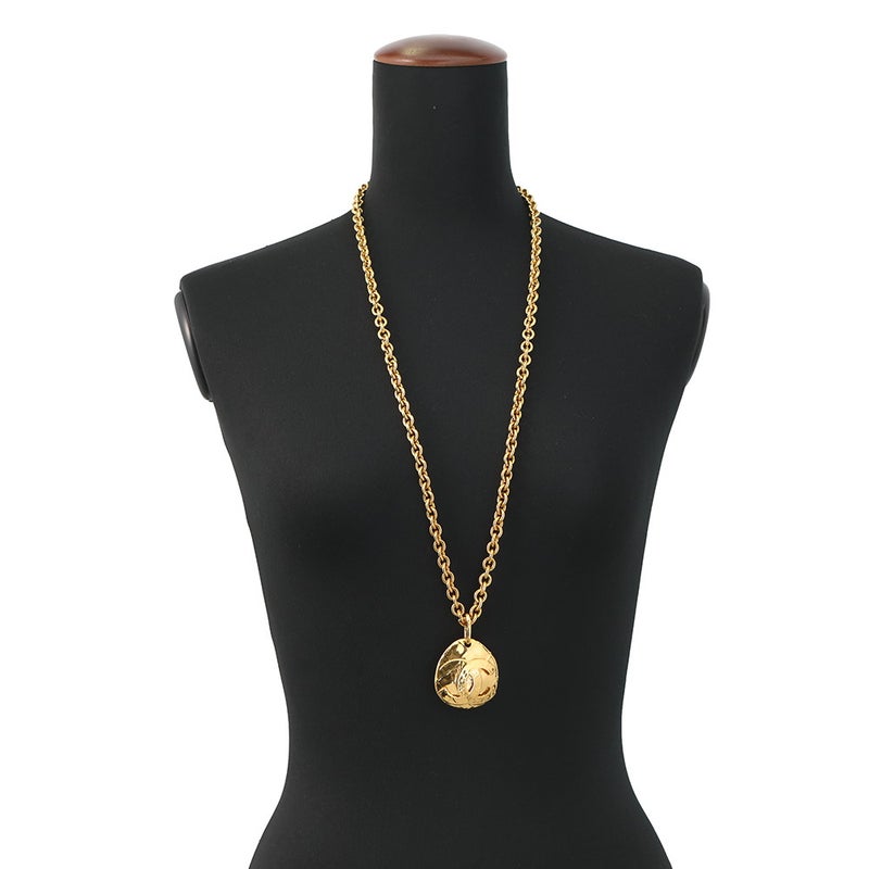 シャネル ネックレス ココマーク マトラッセ ロングネックレス 94P CHANEL アクセサリー