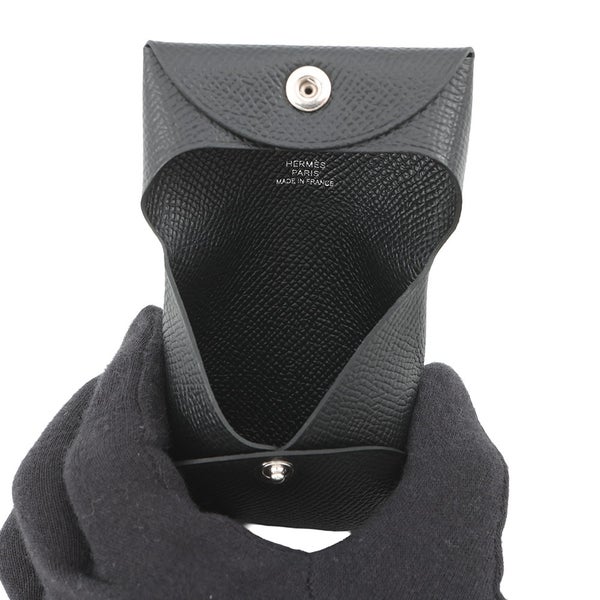 エルメス コインケース バスティア ブラック エプソン B刻印 HERMES 小銭入れ 黒