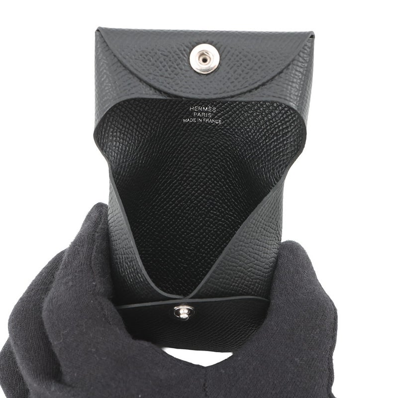 エルメス コインケース バスティア ブラック エプソン B刻印 HERMES 小銭入れ 黒