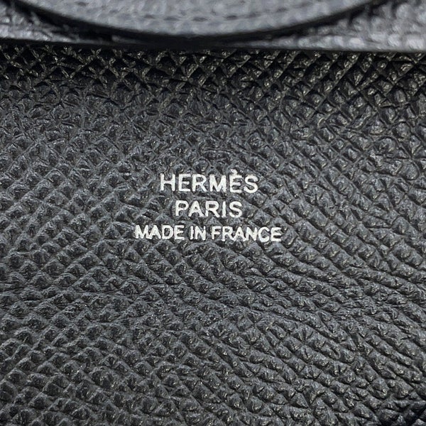 エルメス コインケース バスティア ブラック エプソン B刻印 HERMES 小銭入れ 黒