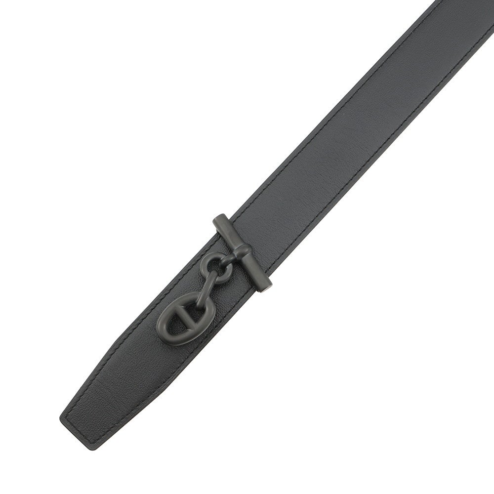 エルメス ベルト ヨッティング32 ブラック/ゴールド/ブラック金具 ボックスカーフ/エプソン サイズ95 K刻印 メンズ 黒 エルメス ベルト ヨッティング32 ブラック/ゴールド/ブラック金具