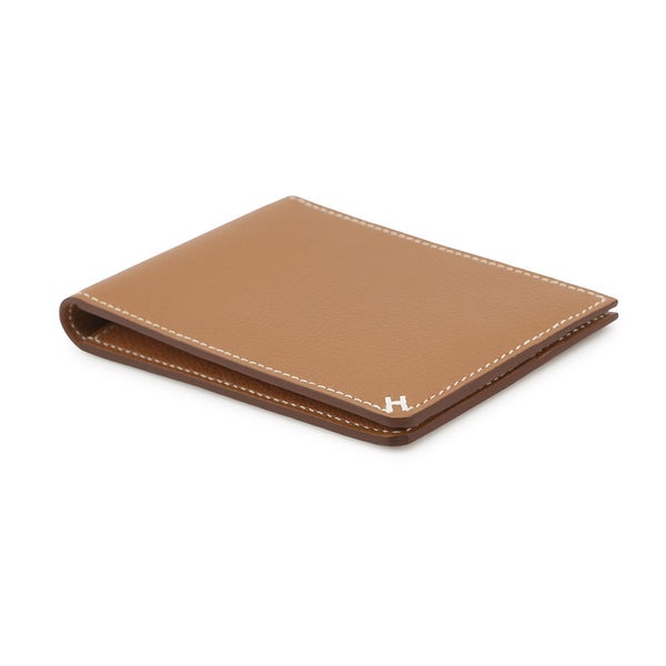 エルメス カードケース Hセリエ オリゾンタル ゴールド エバーカラー W刻印 HERMES 名刺入れ