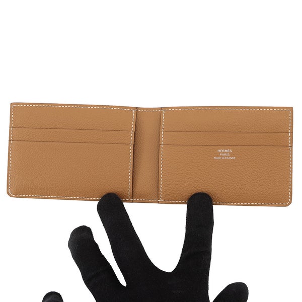 エルメス カードケース Hセリエ オリゾンタル ゴールド エバーカラー W刻印 HERMES 名刺入れ