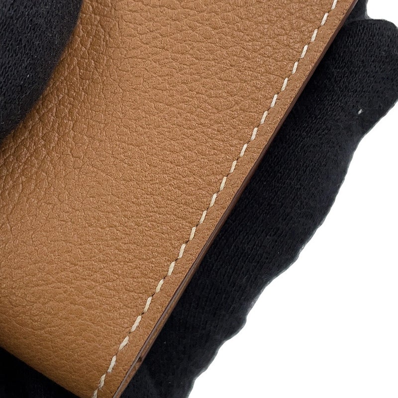 エルメス カードケース Hセリエ オリゾンタル ゴールド エバーカラー W刻印 HERMES 名刺入れ