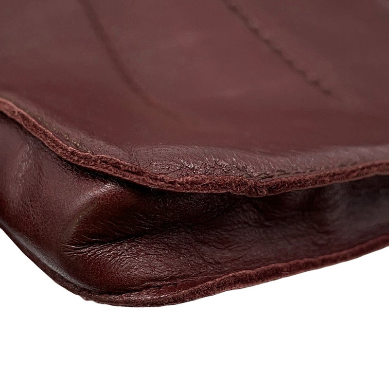 エルメス ショルダーバッグ トゥドゥ ボルドー/シルバー金具 レザー HERMES バッグ