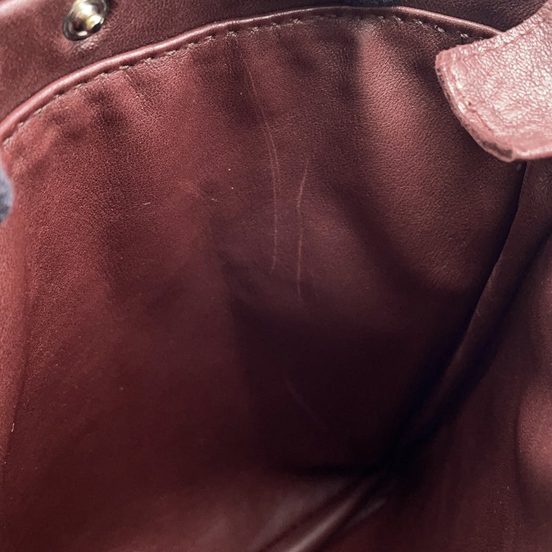 エルメス ショルダーバッグ トゥドゥ ボルドー/シルバー金具 レザー HERMES バッグ