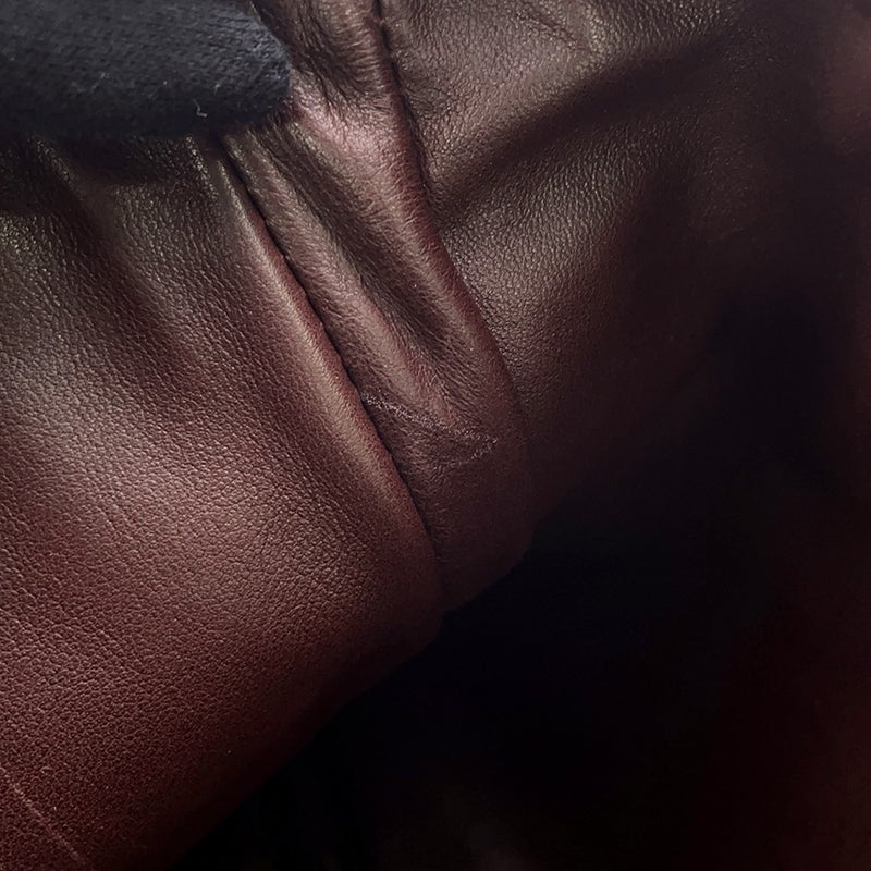 エルメス ショルダーバッグ トゥドゥ ボルドー/シルバー金具 レザー HERMES バッグ