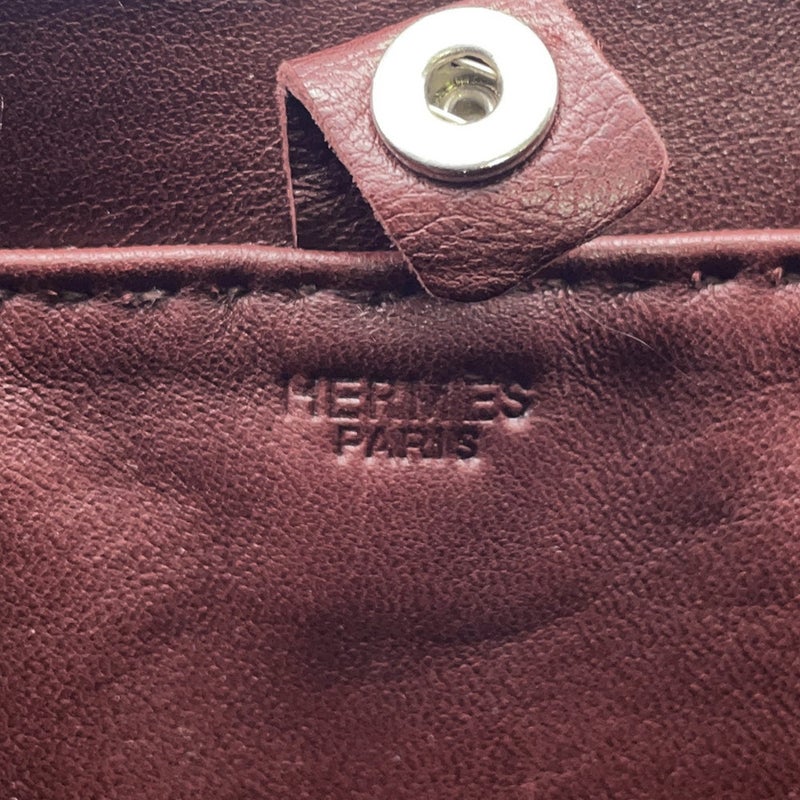 エルメス ショルダーバッグ トゥドゥ ボルドー/シルバー金具 レザー HERMES バッグ