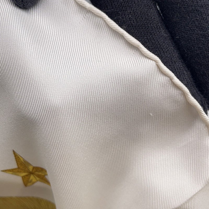 エルメス スカーフ カレ90 サーベル飾り袋 Poste et Cavalerie シルク HERMES スカーフ