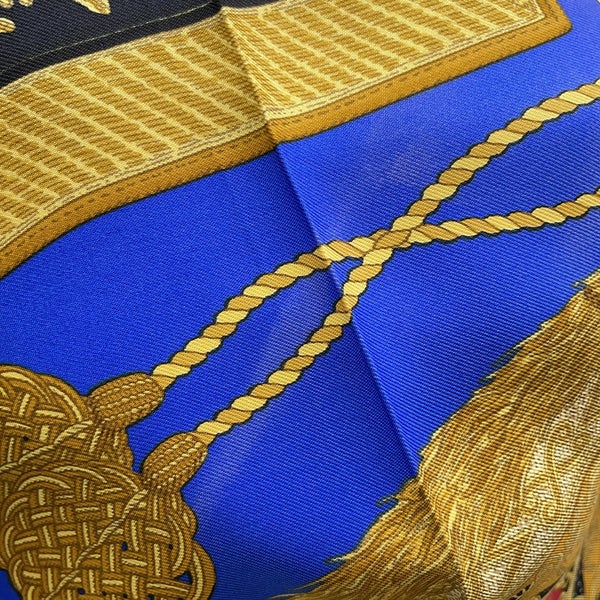 エルメス スカーフ カレ90 サーベル飾り袋 Poste et Cavalerie シルク HERMES スカーフ