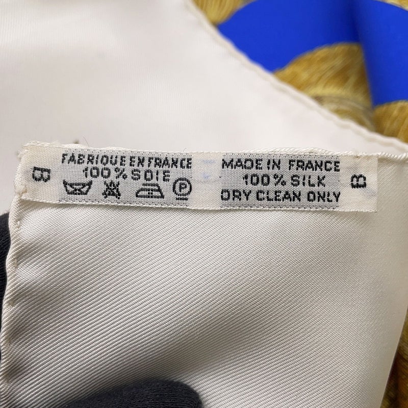 エルメス スカーフ カレ90 サーベル飾り袋 Poste et Cavalerie シルク HERMES スカーフ