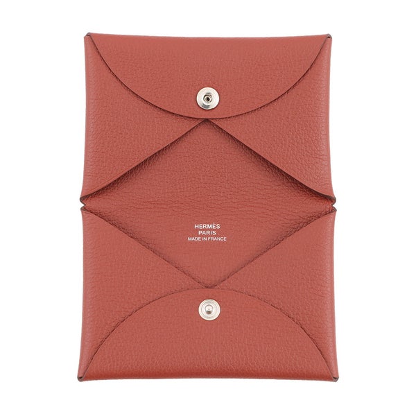 エルメス カードケース カルヴィ ブリック エバーカラー B刻印 名刺入れ