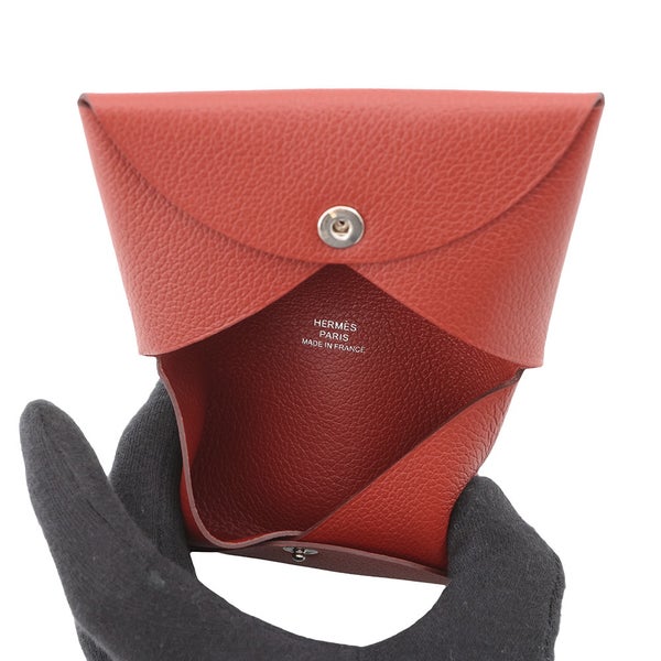 エルメス カードケース カルヴィ ブリック エバーカラー B刻印 名刺入れ