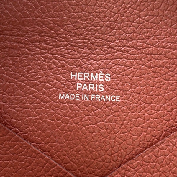 エルメス カードケース カルヴィ ブリック エバーカラー B刻印 名刺入れ