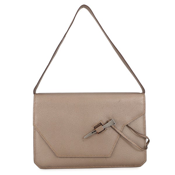 エルメス ショルダーバッグ エンベローブ ゴールド/シルバー金具 シェブルミゾル □I刻印 HERMES バッグ