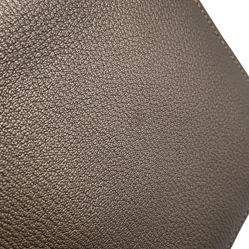 エルメス ショルダーバッグ エンベローブ ゴールド/シルバー金具 シェブルミゾル □I刻印 HERMES バッグ