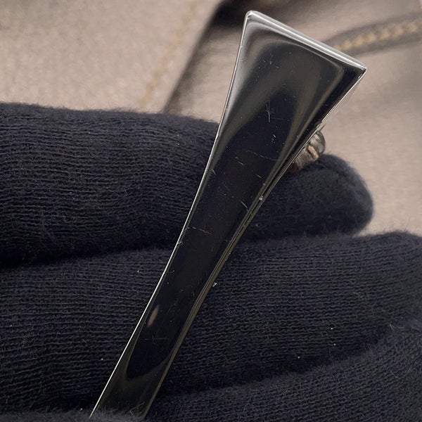 エルメス ショルダーバッグ エンベローブ ゴールド/シルバー金具 シェブルミゾル □I刻印 HERMES バッグ