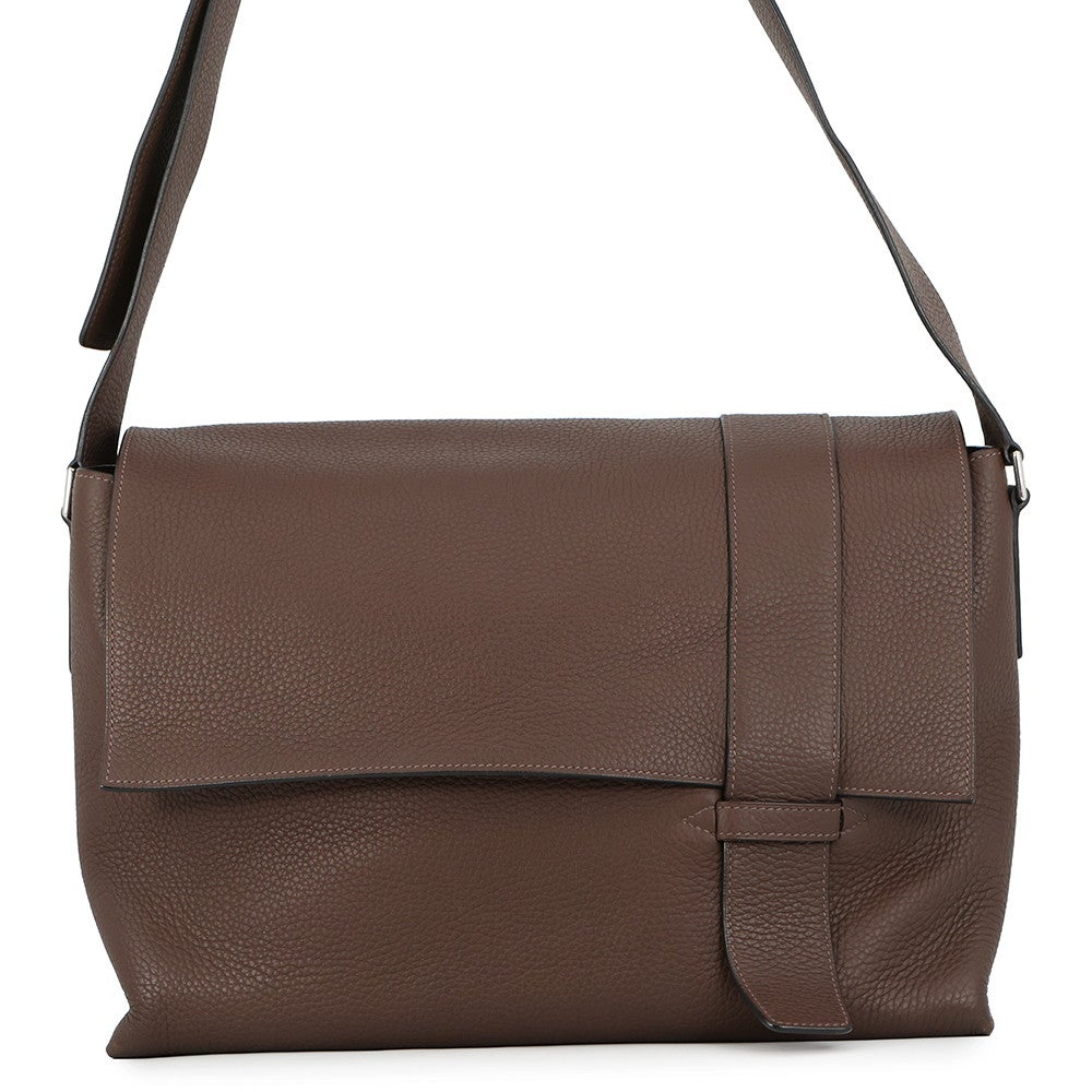 エルメス ショルダーバッグ サック アルフレッド トープ/シルバー金具 トリヨンクレマンス R刻印 HERMES - エルメス ショルダーバッグ サック アルフレッド トープ
