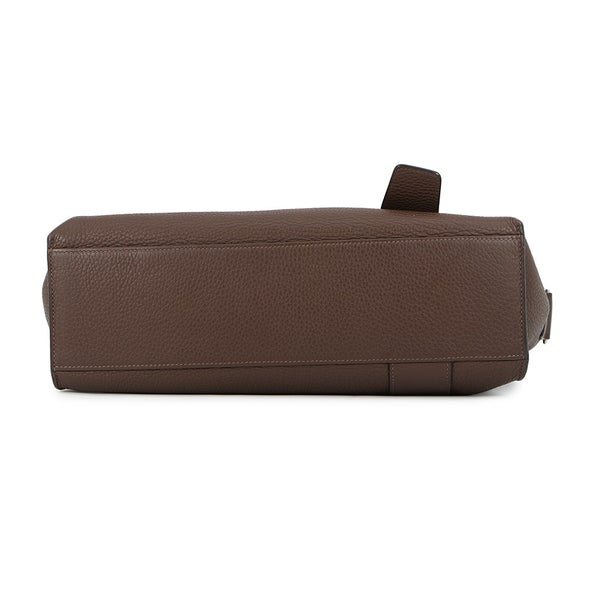 エルメス ショルダーバッグ サック アルフレッド トープ/シルバー金具 トリヨンクレマンス R刻印