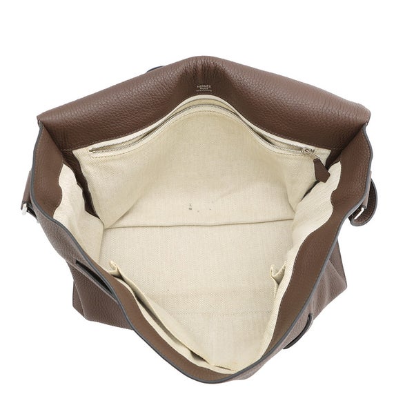 エルメス ショルダーバッグ サック アルフレッド トープ/シルバー金具 トリヨンクレマンス R刻印