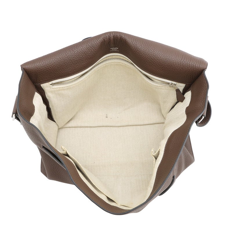 エルメス ショルダーバッグ サック アルフレッド トープ/シルバー金具 トリヨンクレマンス R刻印