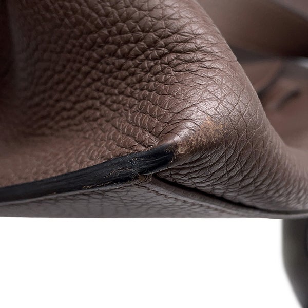 エルメス ショルダーバッグ サック アルフレッド トープ/シルバー金具 トリヨンクレマンス R刻印