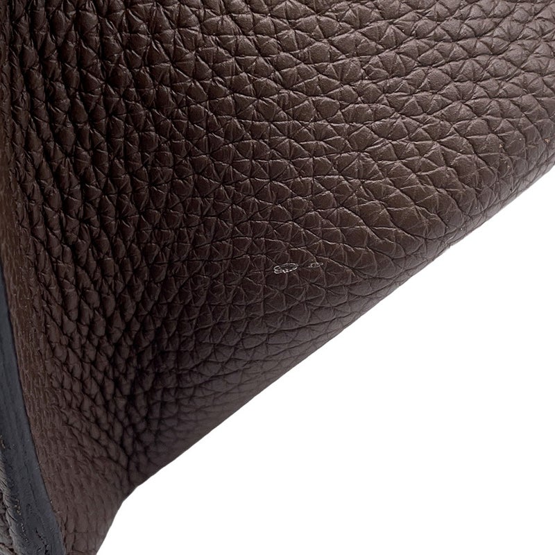 エルメス ショルダーバッグ サック アルフレッド トープ/シルバー金具 トリヨンクレマンス R刻印