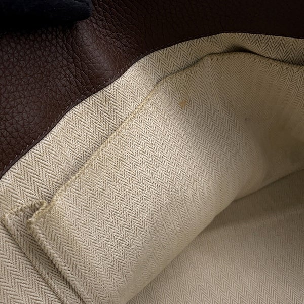 エルメス ショルダーバッグ サック アルフレッド トープ/シルバー金具 トリヨンクレマンス R刻印