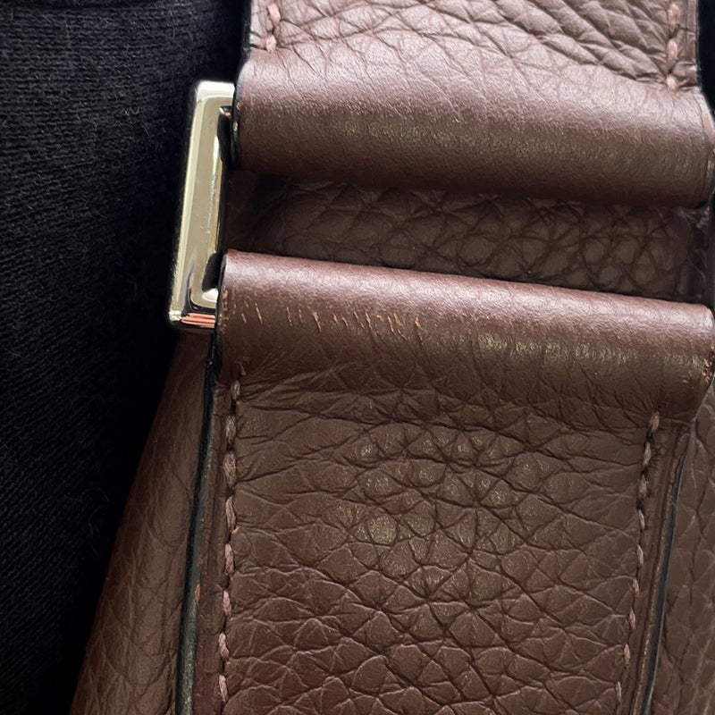 エルメス ショルダーバッグ サック アルフレッド トープ/シルバー金具 トリヨンクレマンス R刻印