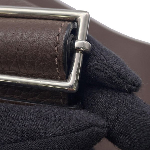 エルメス ショルダーバッグ サック アルフレッド トープ/シルバー金具 トリヨンクレマンス R刻印