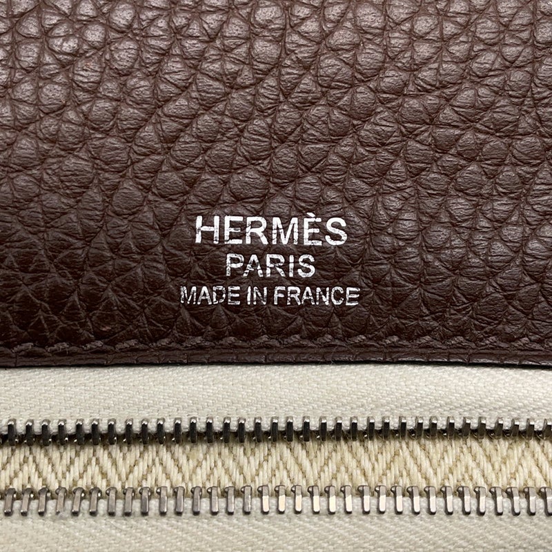 エルメス ショルダーバッグ サック アルフレッド トープ/シルバー金具 トリヨンクレマンス R刻印