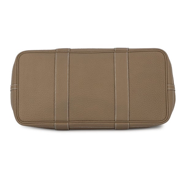 エルメス トートバッグ ガーデンパーティPM エトゥープ/シルバー金具 ネゴンダ C刻印