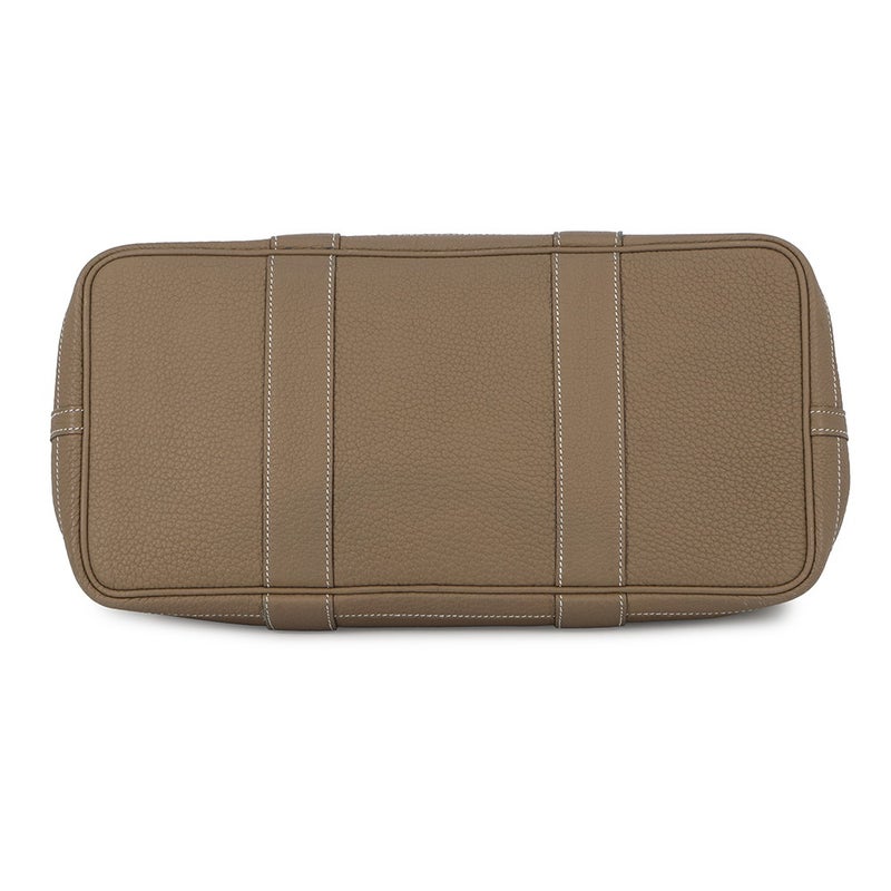 エルメス トートバッグ ガーデンパーティPM エトゥープ/シルバー金具 ネゴンダ C刻印