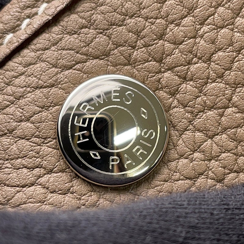 エルメス トートバッグ ガーデンパーティPM エトゥープ/シルバー金具 ネゴンダ C刻印