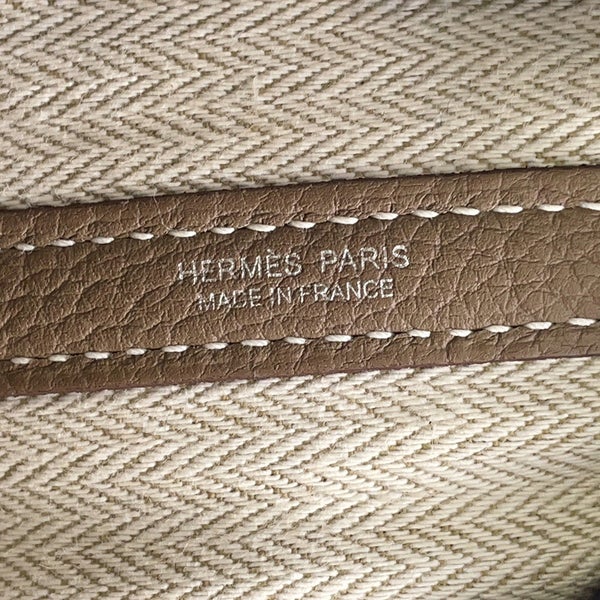 エルメス トートバッグ ガーデンパーティPM エトゥープ/シルバー金具 ネゴンダ C刻印