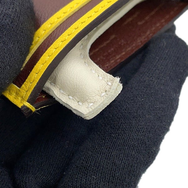 エルメス バッグチャーム ロデオPM ロベオ24 クレ/テール/ジョーヌナプル ラムスキン/スイフト K刻印 HERMES