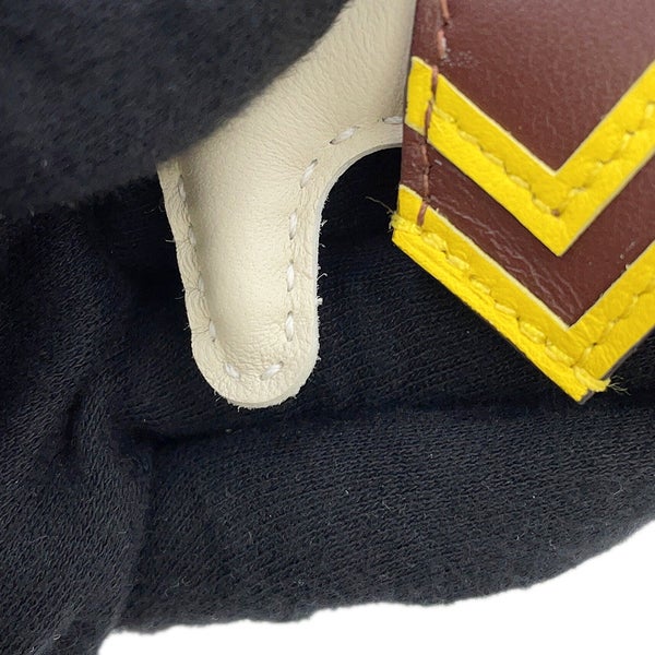 エルメス バッグチャーム ロデオPM ロベオ24 クレ/テール/ジョーヌナプル ラムスキン/スイフト K刻印 HERMES