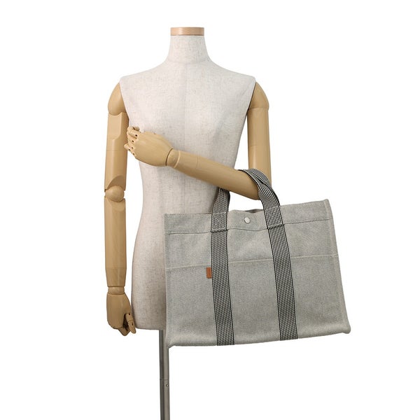 エルメス トートバッグ ニューフールトゥ MM キャンバス HERMES バッグ