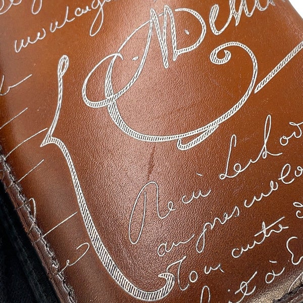 ベルルッティ 長財布 カリグラフィ レザー Berluti メンズ