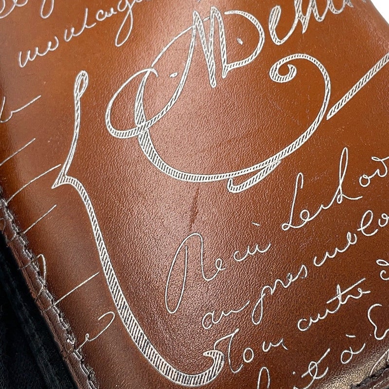 ベルルッティ 長財布 カリグラフィ レザー Berluti メンズ