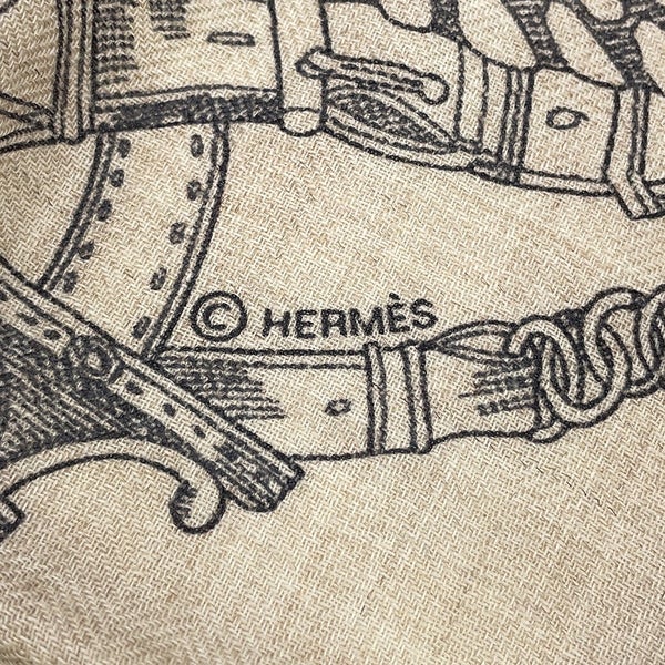 エルメス ストール カレ140 カレジェアン シュヴォー・デシェネ LES CHEVAUX DECHAINES シルク カシミヤ HERMES 2024年春夏