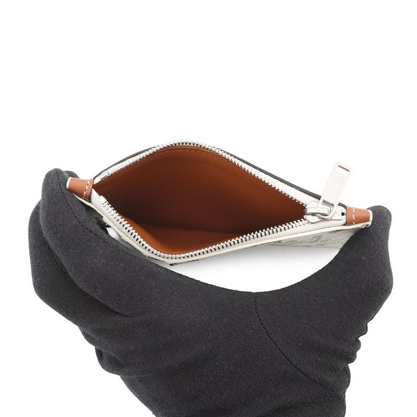 セリーヌ カードケース トリオンフ ジップ付きカードホルダー 10B682EEN CELINE 白