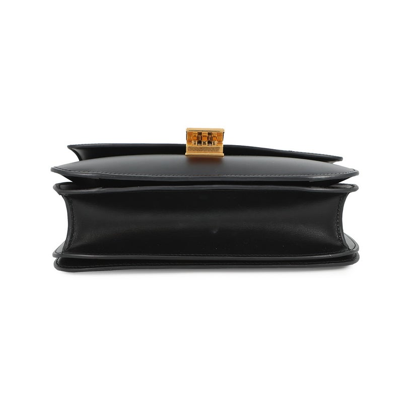 セリーヌ ショルダーバッグ クラシックボックス ミディアム ボックスカーフレザー 189173DLS CELINE 黒