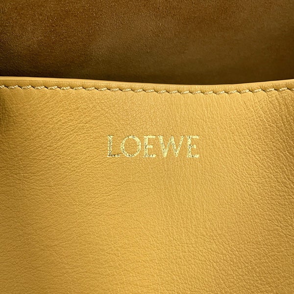 ロエベ トートバッグ パズルフォルドトート ミディアム カーフレザー A779G50X18 LOEWE バイカラー イエロー